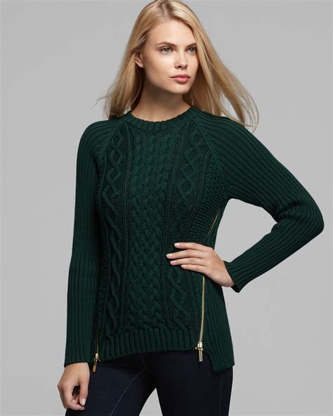 michael kors zipper sweater|michael kors sweater sale.